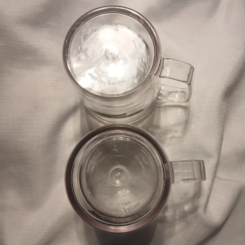 2 Tervis Mugs Parrot Pirate & Gator